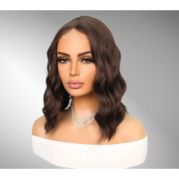 Peruca  Wavy Dark Brown